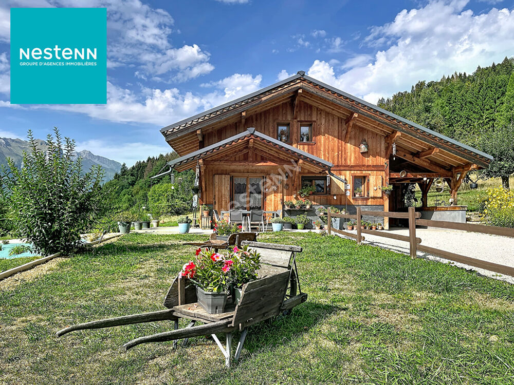 FAVERGES SEYTHENEX _ Magnifique chalet, 7 pièces de 200 m², avec beau terrain, à vendre