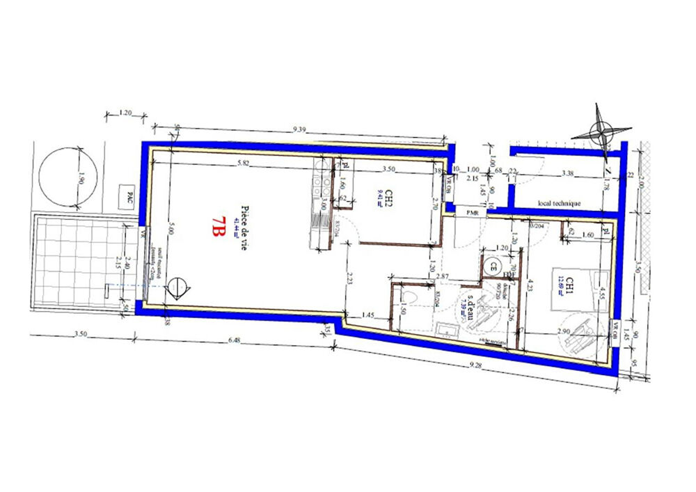Vente Appartement Appartement La Mothe Achard 3 pièces - 70.92 m² La mothe achard