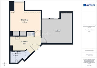  Appartement à louer 2 pièces 47 m²