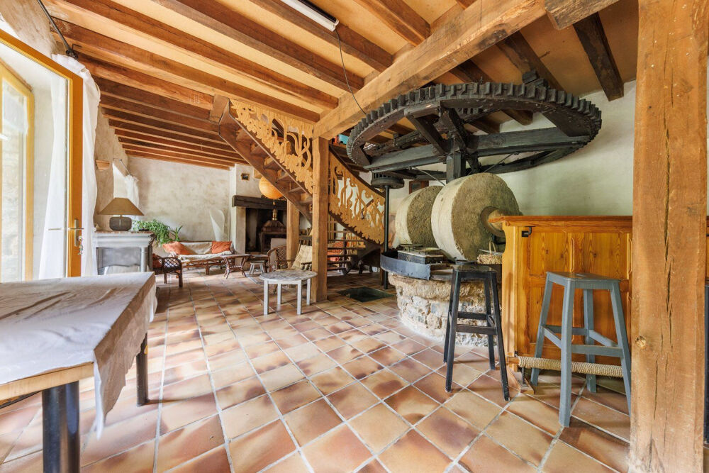 Moulin à eau de charme du XVIe siècle en Corrèze, cadre exceptionnel et potentiel rare