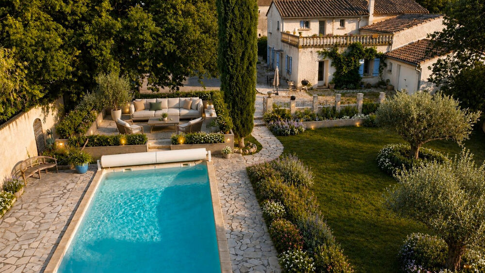 Maison 8 pièces de 214 m² sur 1556 m² de terrain avec studio, piscine et garage
