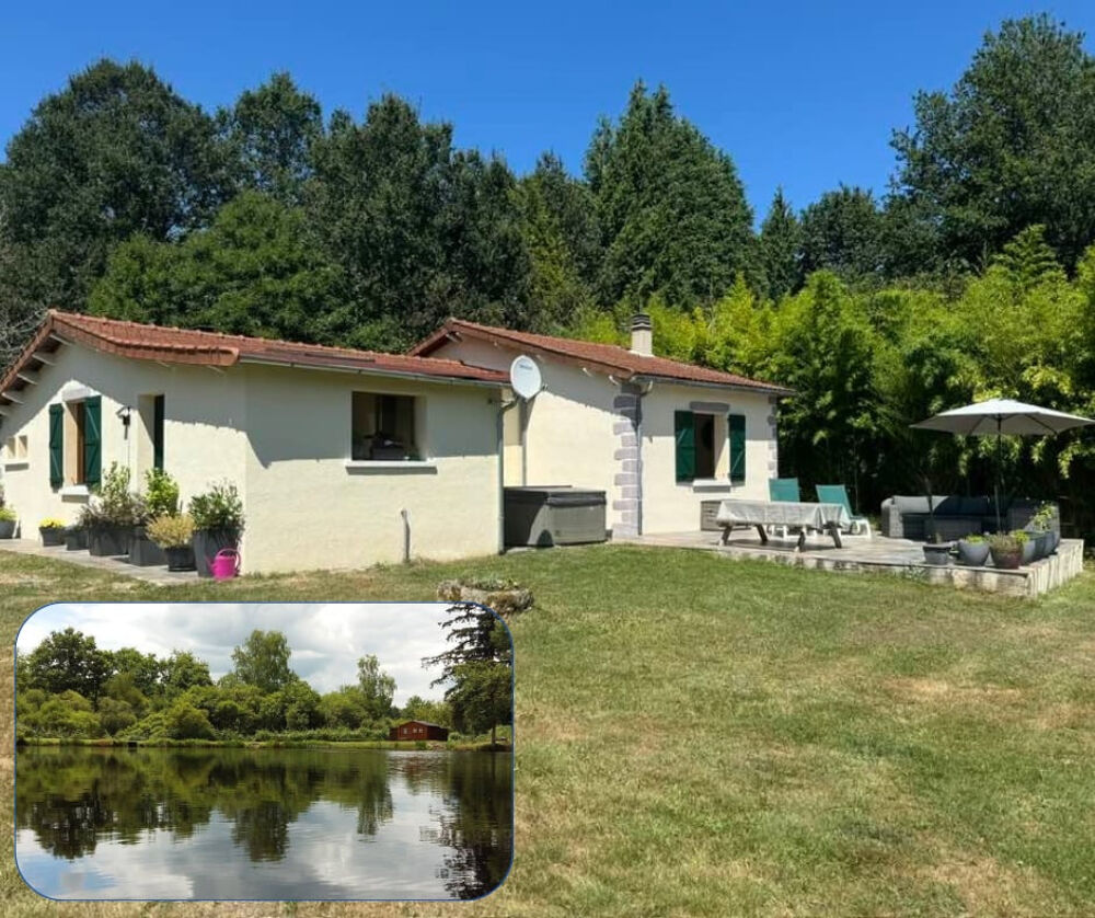 Vente Terrain Haute Vienne - Très Rare Opportunité Pavillon Avec Un Grand étang Isolé Compreignac