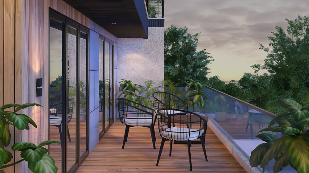 Vente Appartement T3  avec belle terrasse Bron