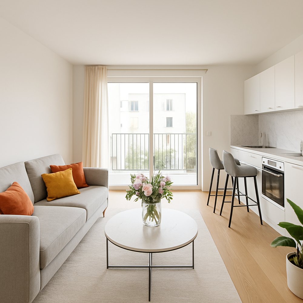 Appartement 2 pièces de 48 m2 (Ivry-sur-Seine)