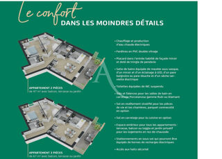  Appartement  vendre 3 pices 70 m