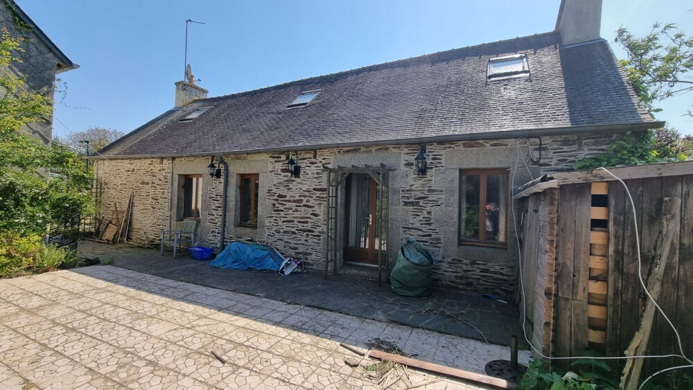 Vente Maison CÔTES D'ARMOR, Proche Guerledan, Charmante Maison Individuelle de 3 Chambres Guerledan