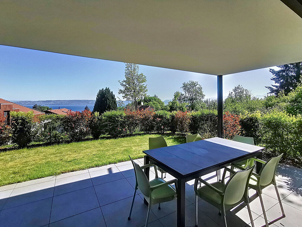 NEUVECELLE - Appartement 3 pièces de 78 m² avec jardin et vue lac
