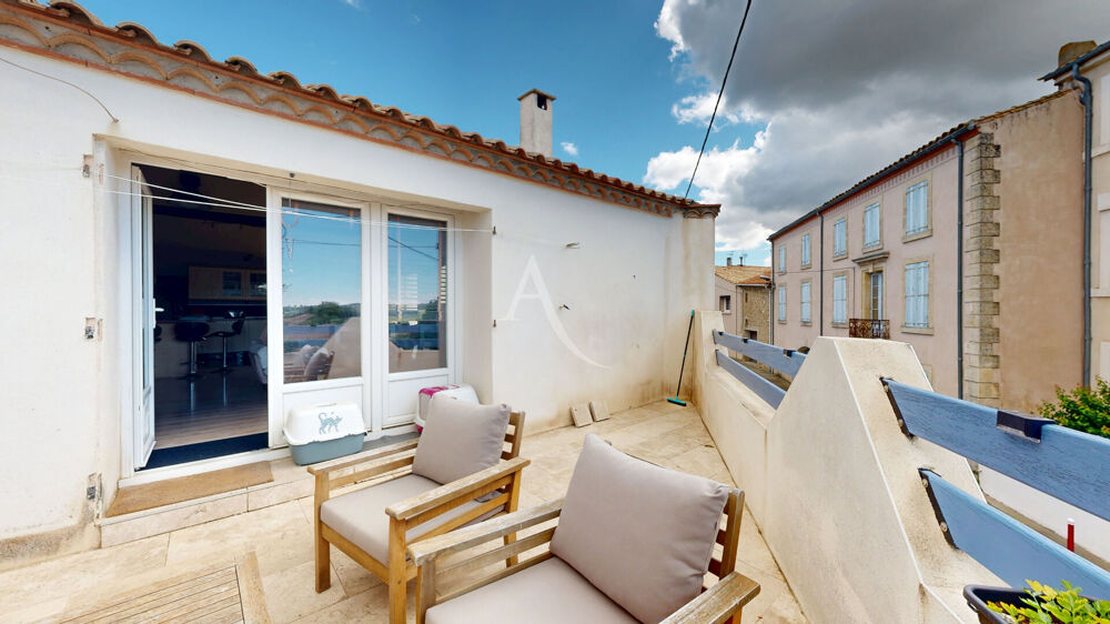 Vente Maison OUVEILLAN - Maison 5 chambres, terrasse, cour, piscine & GRAND GARAGE Ouveillan