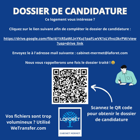  Appartement � louer 2 pi�ces 47 m�