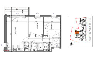  Appartement � vendre 4 pi�ces 74 m�