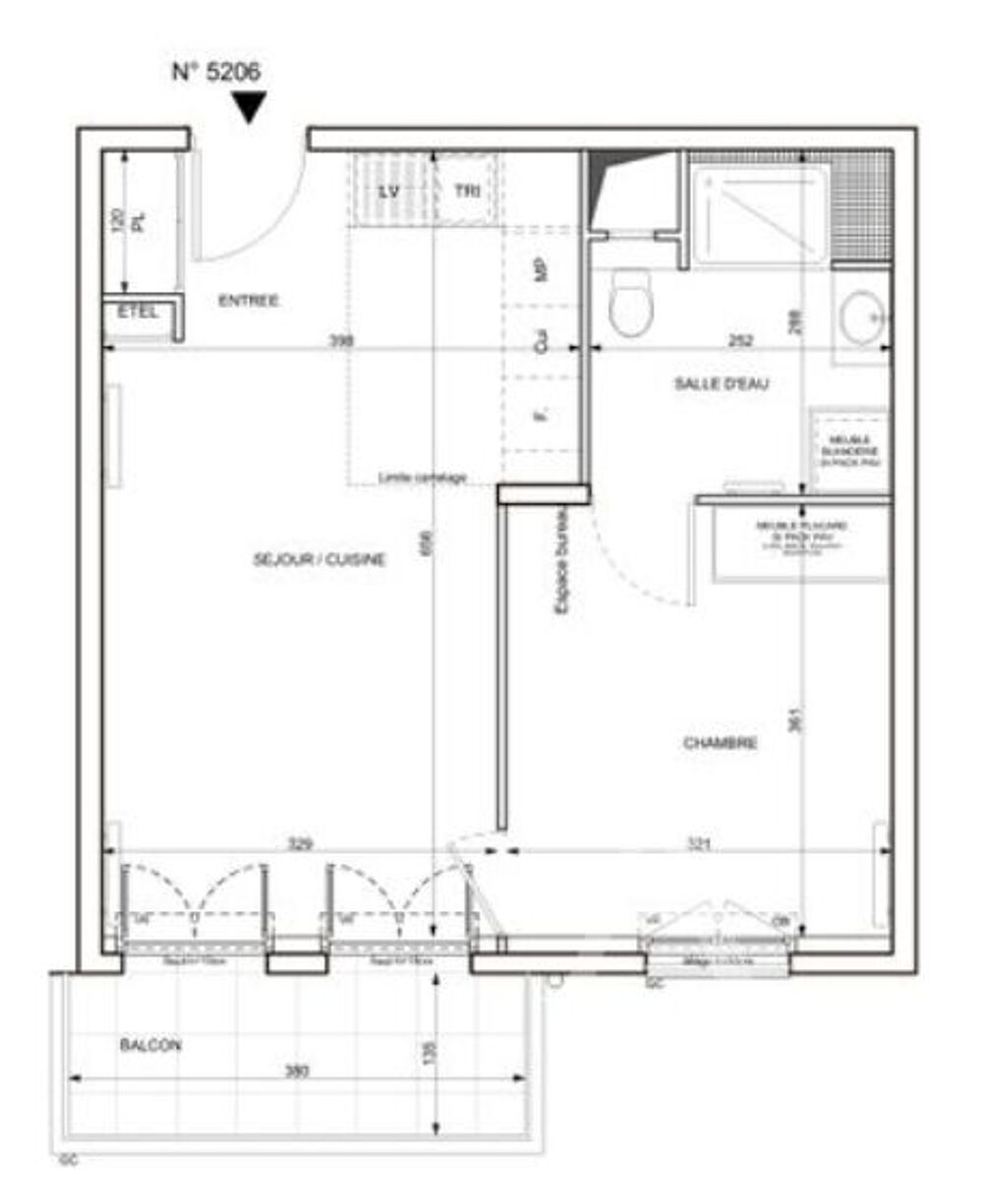 Appartement a louer cormeilles-en-parisis - 2 pièce(s) - 1 m2 - Surfyn