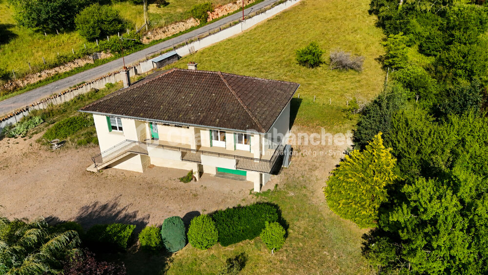 Maison avec terrain paysagé