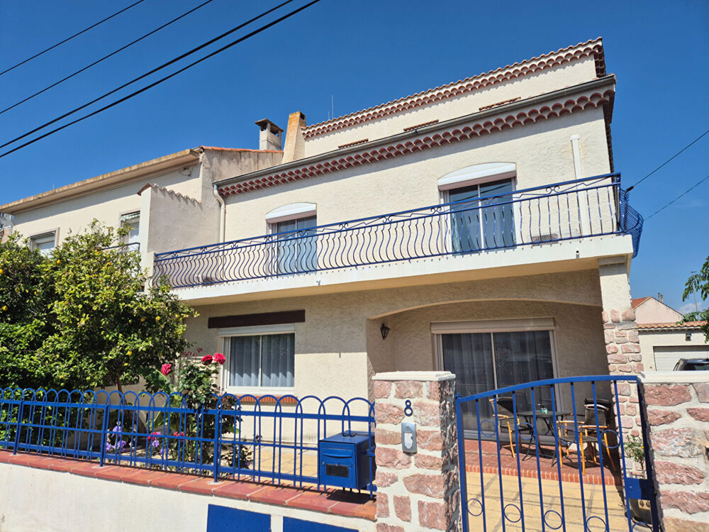 Vente Maison Jardin de Bassins, Maison méridionale lumineuse. 5 chambres, garage , grande terrasse et jardin arrière intime Beziers