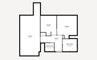  Appartement � vendre 3 pi�ces 1 m�