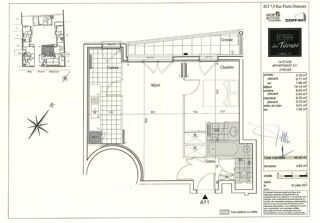  Appartement  vendre 2 pices 47 m