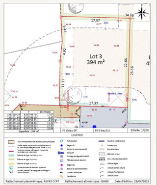  Terrain � vendre 394 m�