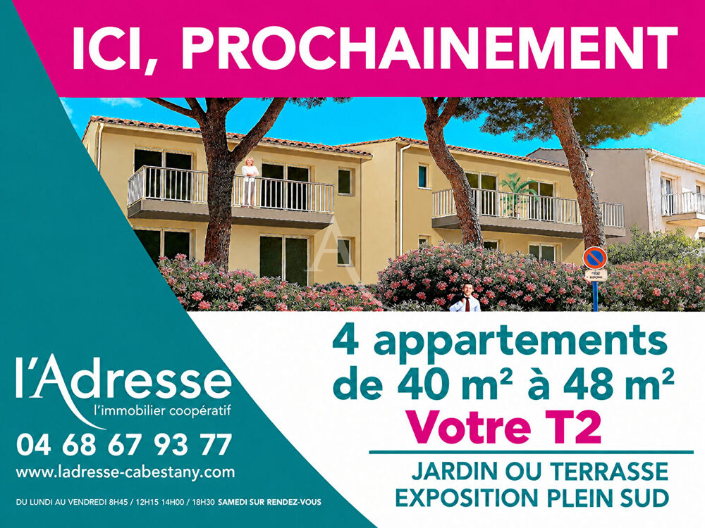 APPARTEMENT T2 DE 47.85 M² AVEC PLACE DE PARKING ET TERRASSE