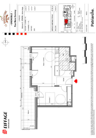  Appartement  vendre 2 pices 47 m