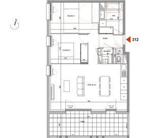 Vente Appartement Appartement 3 pièces terrasse Francheville