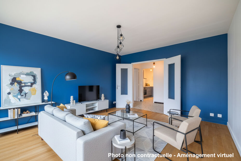 Vente appartement 2 chambres - 6ème étage - vue Rhône - Balcon