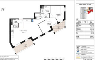 Vente Appartement A vendre T3 de 71,75m² avec loggias  au coeur du centre ville de Segré Segre en anjou bleu