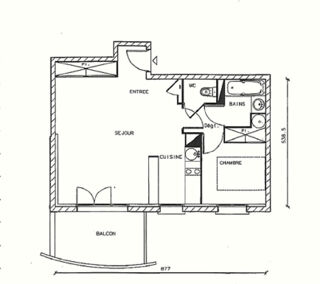 Appartement � vendre 2 pi�ces 48 m�