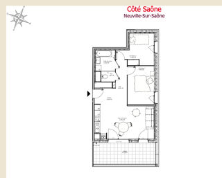  Appartement � vendre 3 pi�ces 61 m�