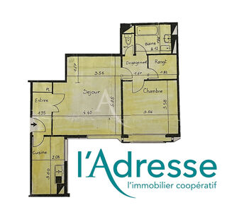  Appartement � vendre 2 pi�ces 57 m�