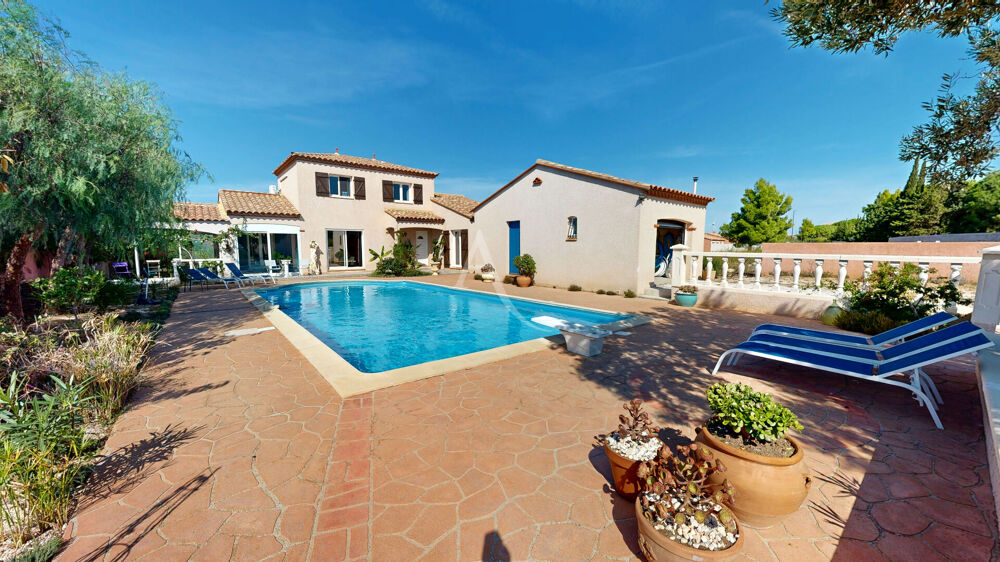 LA PALME - 4 CHAMBRES - PARC 1 510 M² - PISCINE - 103 M² D'ANNEXES