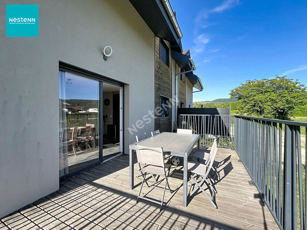 LA BALME DE SILLINGY _ Maison moderne 4 pièces de 90,42 m², avec grand jardin, terrasse, place de parking et garage, à vendre