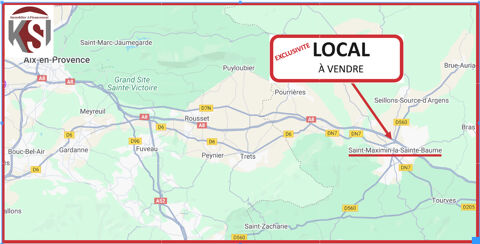Local commercial  148 m2 330000 83470 Saint maximin la sainte baume