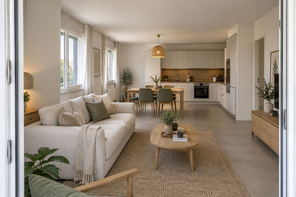 Vente Appartement 3 Pièces  AVEC TERRASSE ET VUE DÉGAGÉE SUR LA GARONNE Toulouse