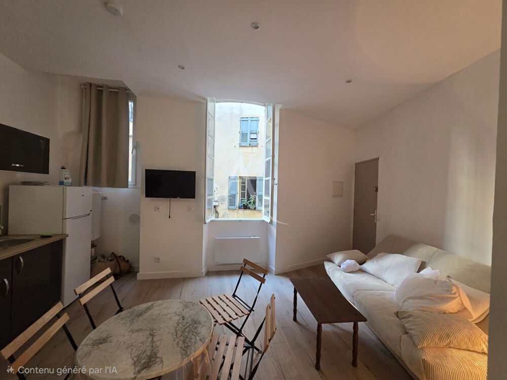 Location Appartement Studio meublé rénové de 21.54m² Centre historique de Grasse Grasse