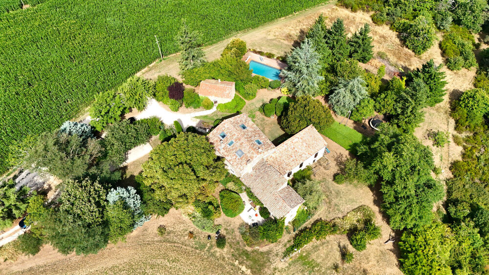 Vente Maison Corps de ferme rénové avec gîte indépendant, piscine et plus d'un hectare de terrain à PLATS Tournon sur rhone