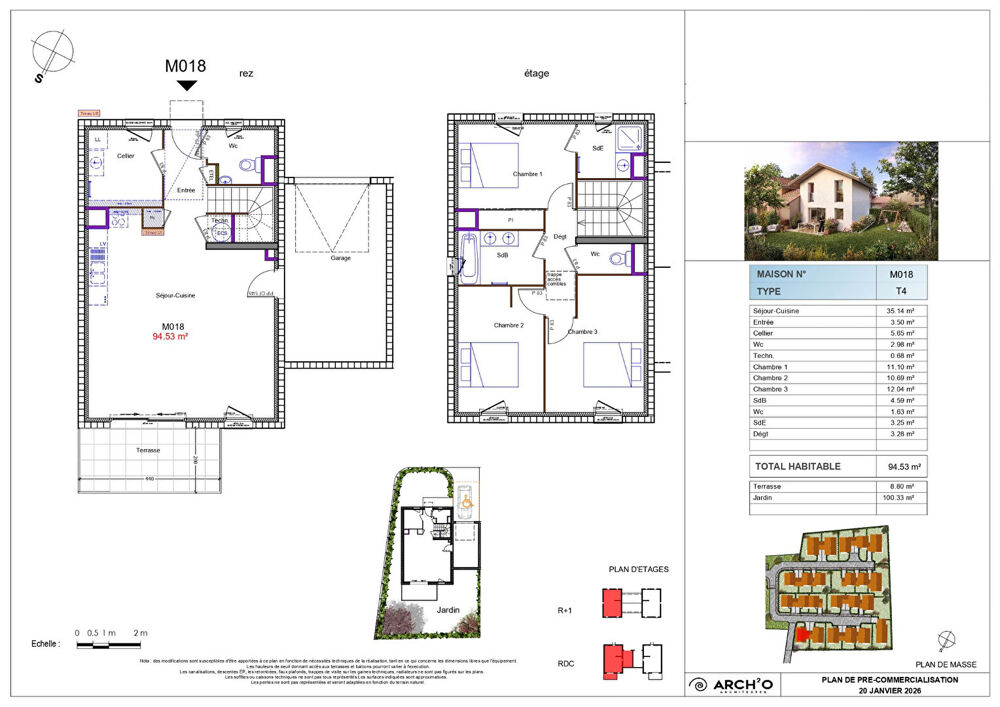 Vente Maison ALLINGES - Maisons 4 pièces - 94.53m² Allinges