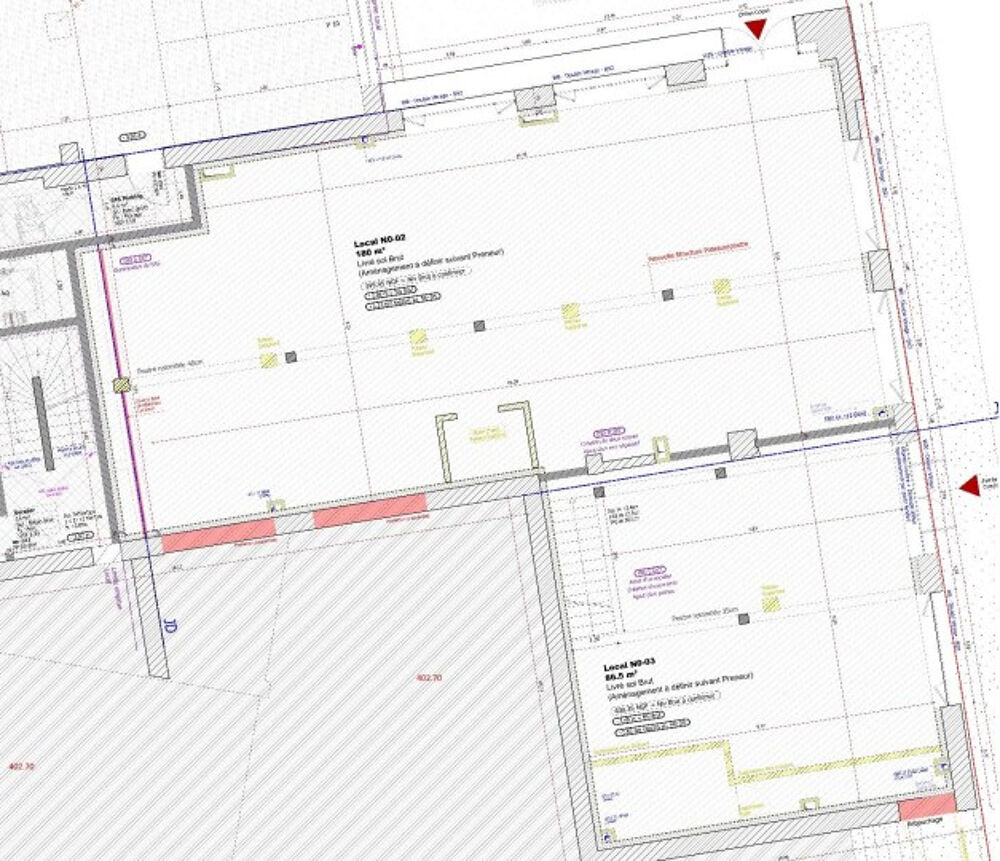   Murs commerciaux - Montbrison 86 m²  - belle visibilité - accessibilité PMR - Montbrison