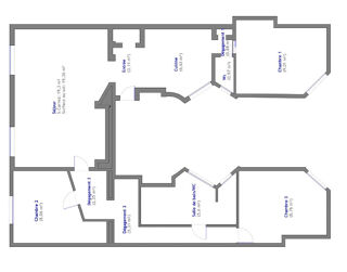  Appartement  vendre 4 pices 70 m