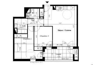  Appartement  vendre 3 pices 67 m