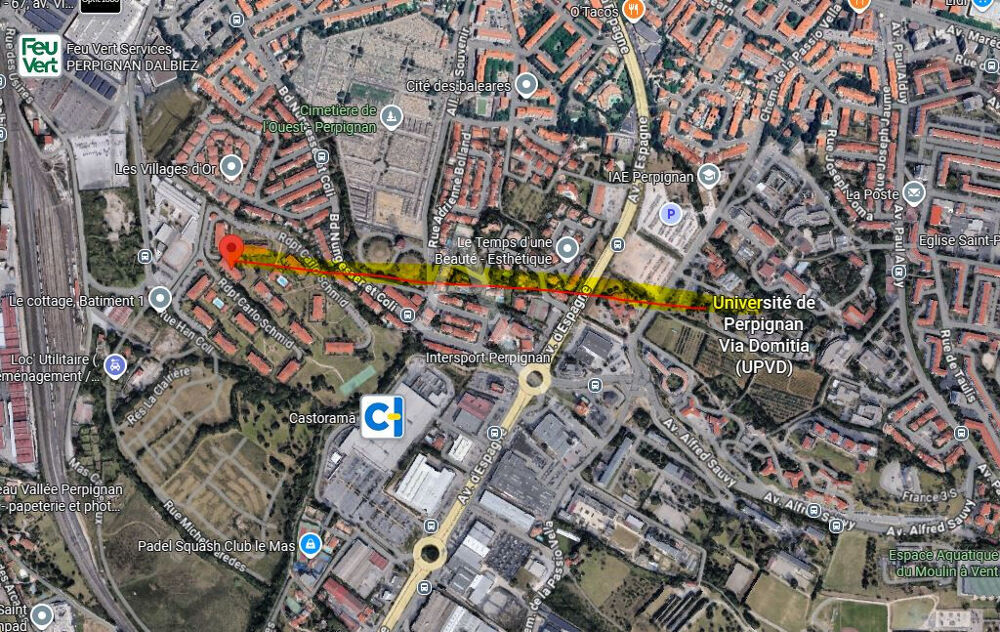 Location Appartement APPARTEMENT MEUBLÉ A LOUER IDÉAL COLOCATION OU ÉTUDIANTS, RÉSIDENCE SÉCURISÉE Perpignan