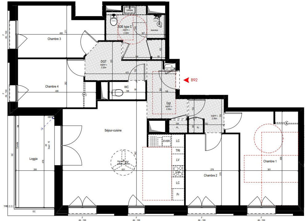 Vente Appartement Appartement Villeurbanne 5 pièces terrasse Villeurbanne