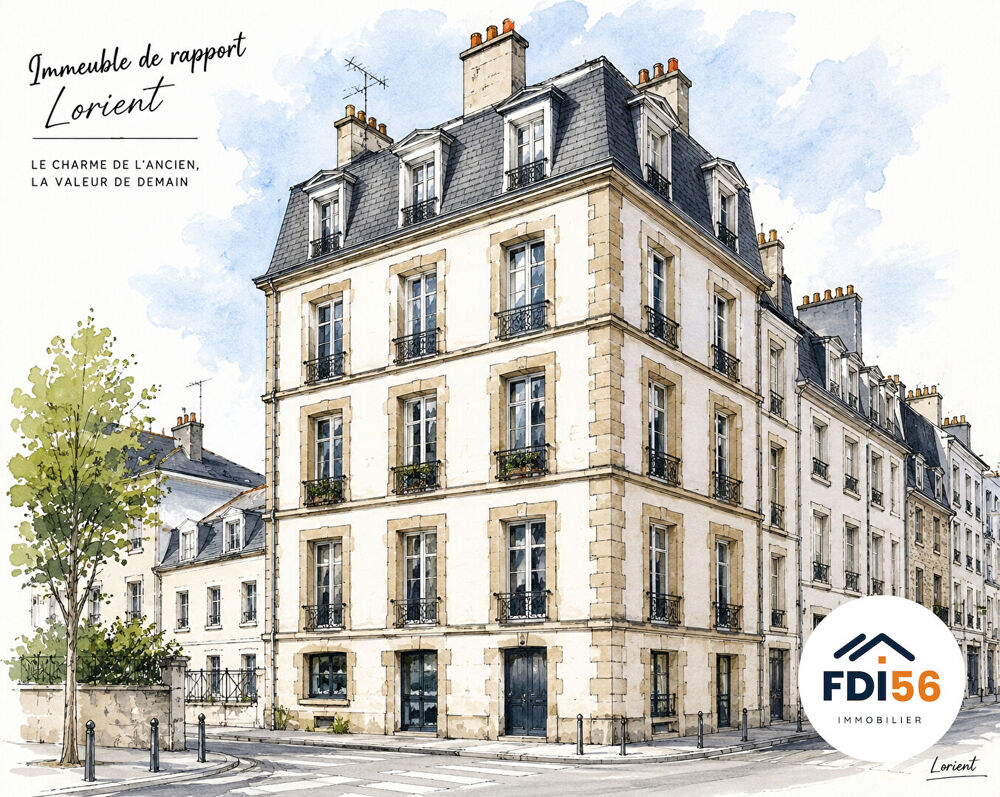 Vente Immeuble LORIENT CENTRE - IMMEUBLE 3 APPARTEMENTS + JARDIN - IDEAL INVESTISSEUR Lorient