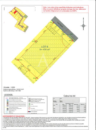  Terrain  vendre 450 m