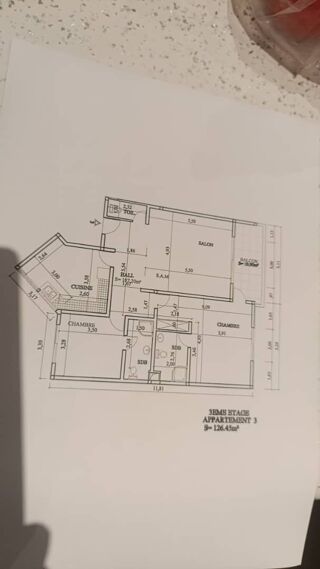  Appartement � vendre 3 pi�ces 119 m� Ngaparou