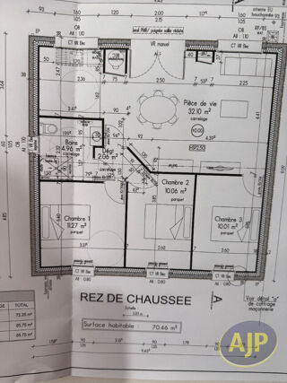  Maison à louer 4 pièces 70 m²