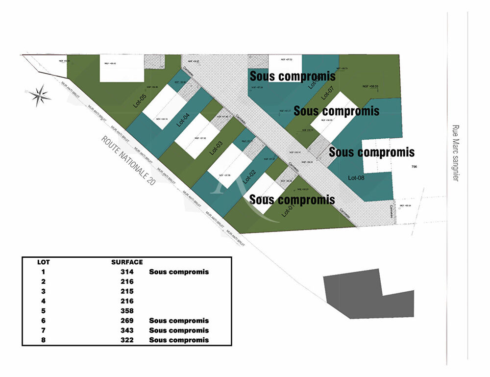 Vente Terrain TERRAIN À BÂTIR - ARPAJON 91290 - 216 M² - LOT N°4 Arpajon