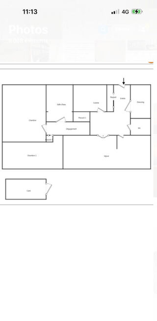  Appartement � louer 3 pi�ces 89 m�