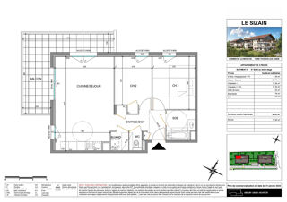  Appartement � vendre 3 pi�ces 1 m�