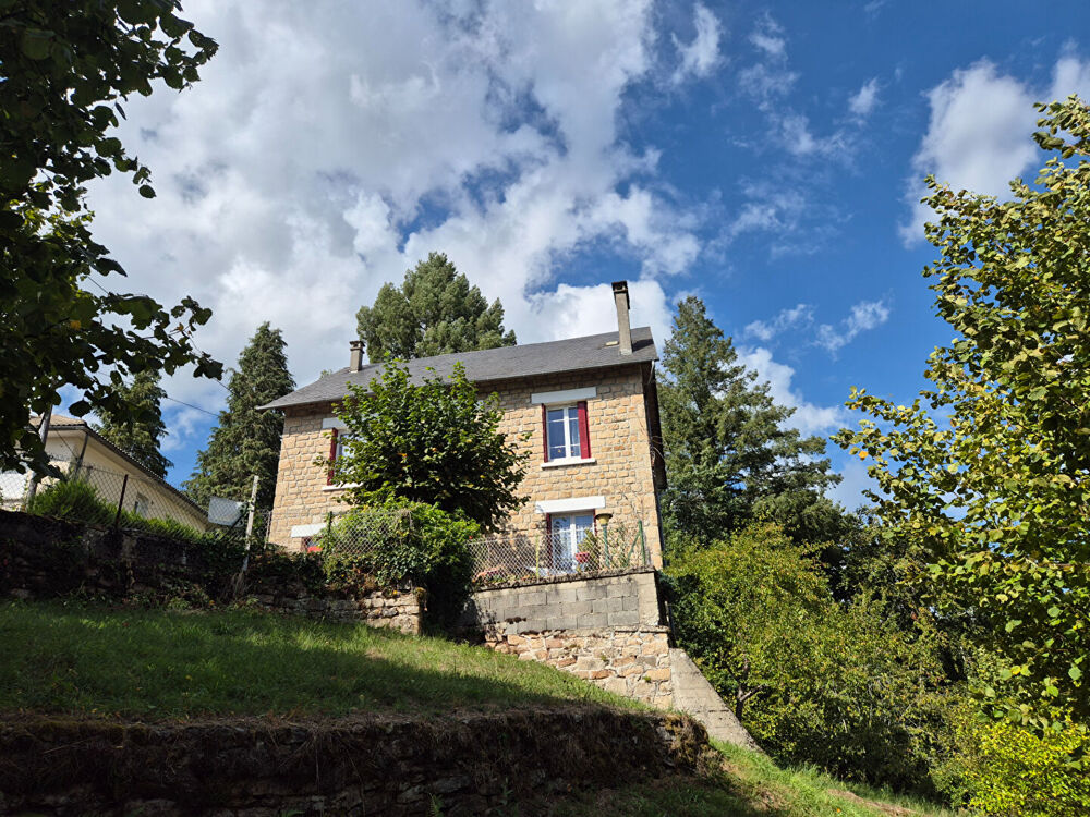 Vente Maison CORRÈZE. Ville de CORRÈZE. Maison en pierre comprenant 3 chambres, un appartement au rez-de-chaussée, un garage, un sous-sol et Correze