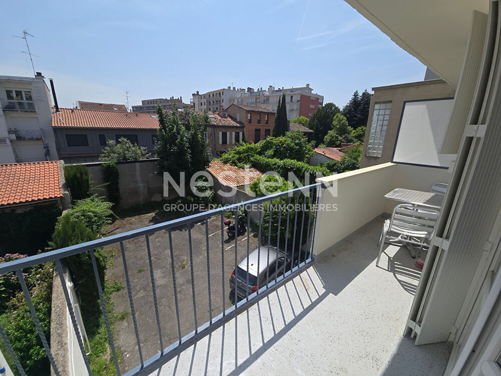 Vente Appartement Toulouse quartier jardin des plantes 31400 T1 meublé 19.55m2 parking cellier balcon Toulouse