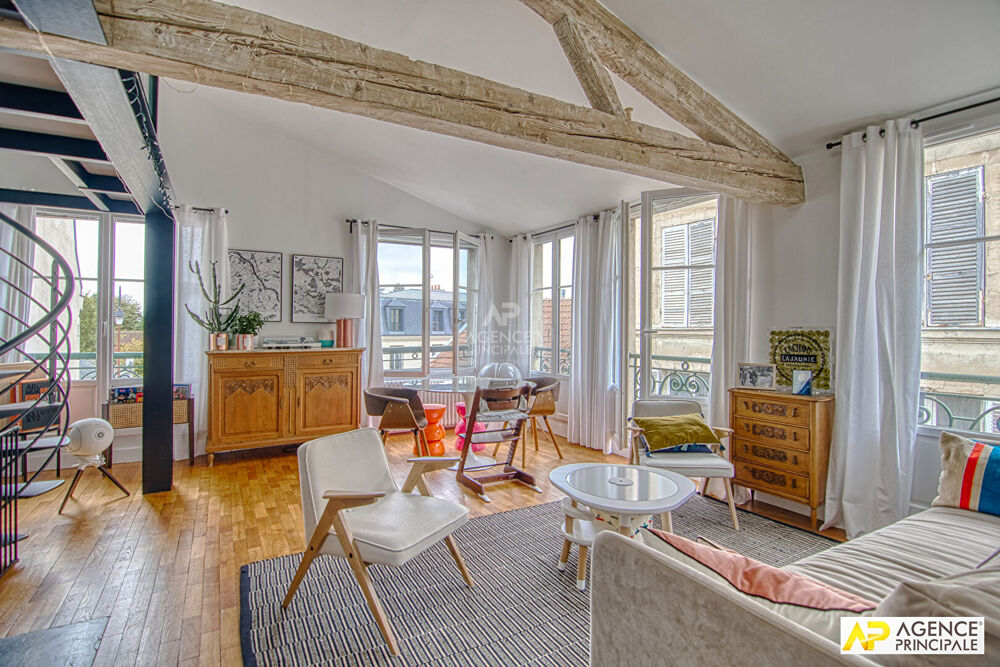 Vente Appartement Versailles Ermitage Appartement duplex 4 pièces 91 m² au sol  2ème et dernier étage Versailles